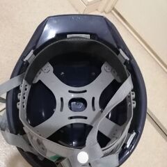 【美品】中学生時代の避難用ヘルメット💕頭囲53cm〜62cm！ネイビー！の画像