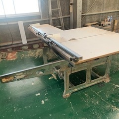 木工機械　胴切り　200V中古の画像