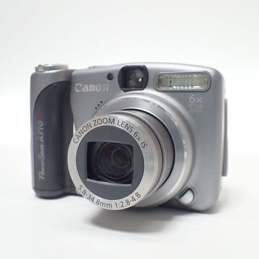 D407 CANON A710IS 単3電池駆動 デジタルカメラ コンデジ