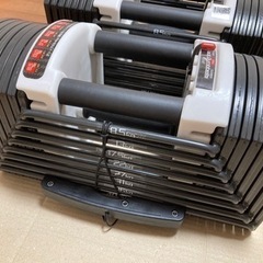 ダンベル 可変式 40kg 2個セット 可変式ダンベル アジャスタブルダンベル 重量調節 3 - 40.5kg 27段階 ダンベルセットの画像