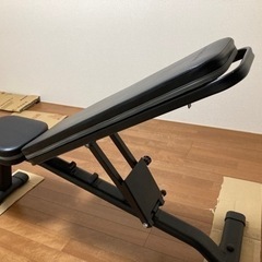 リーディングエッジ LEADING EDGE マルチポジションベンチ インクライン デクライン ダンベル トレーニングベンチ 折りたたみ式 ブラックの画像