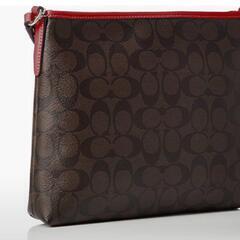 [コーチ] ショルダーバッグ  シグネチャー サコッシュ PVC レザー の画像