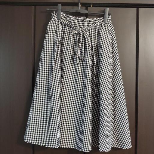 BEAMS HEART 黒×白のギンガムチェック