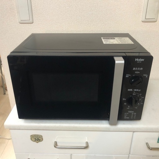 2014年製 ハイアール 電子レンジ「JM-17E」ブラック