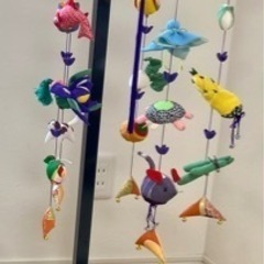 【取引終了】吊るし飾り+ちりめん細工の兜+スタンド セット 五月人形 鯉のぼり の画像