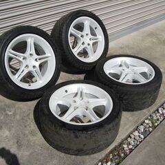 美品　ヨコハマ　ＡＶＳ　ＶＳ５　１７インチアルミホイール　Ｓ１４の画像