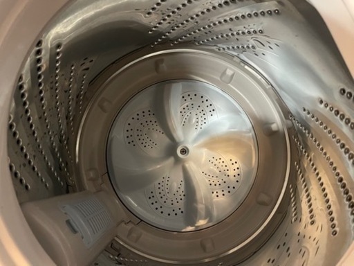 【美品】2020年製 全自動洗濯機 Hisense 5.5kg HW-G55B-W 簡易乾燥モード付き ホワイト 縦型洗濯機 家電