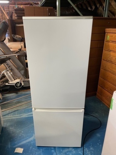 2020年製 アクア ノンフロン冷凍冷蔵庫 AQR-20JBK(W) 2ドア 201L 58L大容量冷凍室 単身 一人暮らし向け