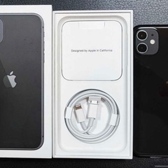 お話し中！！iPhone11 Black 64 SIMロック解除済み　開封未使用品！おまけにフィルム付き！