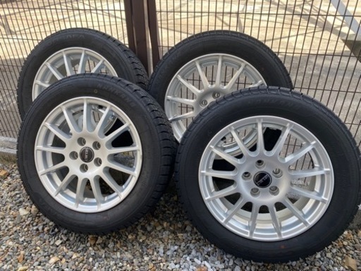 【値下げしました‼︎】美品！6Rポロスタッドレスタイヤ　ホイール付き