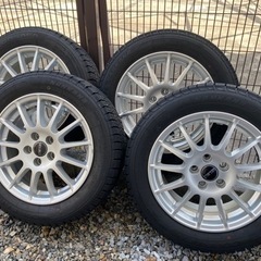 【値下げしました‼︎】美品！6Rポロスタッドレスタイヤ　ホイール付き