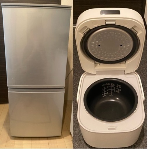 【値引き中】冷蔵庫・炊飯器セット  一人暮らしサイズ