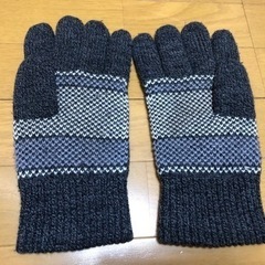 グレー　手袋の画像
