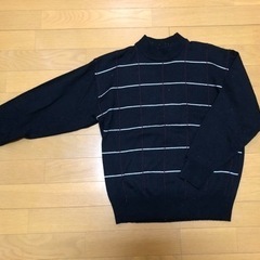 チェックセーターの画像