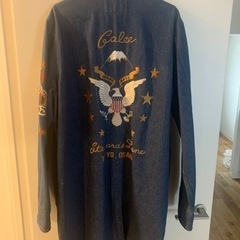 CALEE(キャリー) スーベニアデニムショップコートの画像