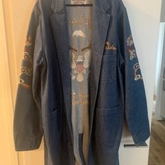 CALEE(キャリー) スーベニアデニムショップコートの画像