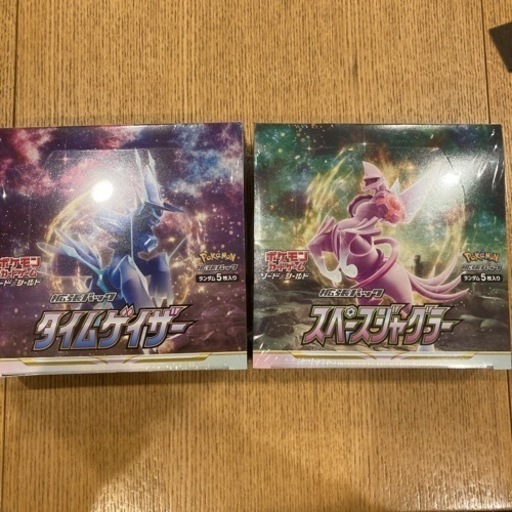 ポケモンカード　タイムゲイザー　スペースジャグラー　1BOXずつ