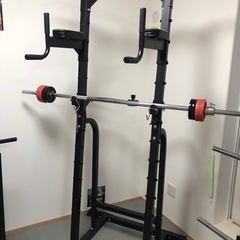 wasai  懸垂台　バーベルセット　ダンベルシャフトおまけ　