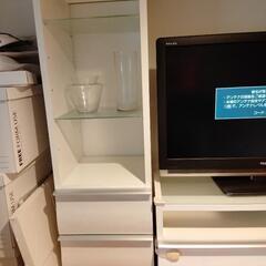 テレビ横収納　TV台とセット購入割引あり。
