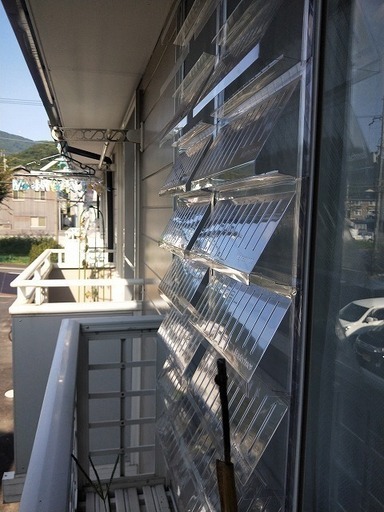 大雨の中でも換気ができます