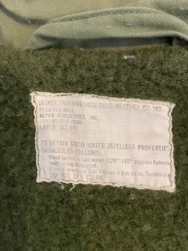 72年 ALPHA 米軍実品 U.S.NAVY A-2 ミリタリー ジャケット