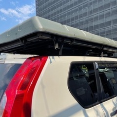 電動開閉 ルーフテント 値下げ交渉可 キャンプ アウトドア 車中泊 設置費用込の画像