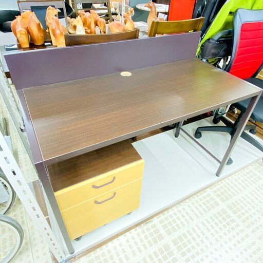 【ジモティ特別価格】タマリビング 机 モデルノ ワゴン 学習 PCデスク 家具