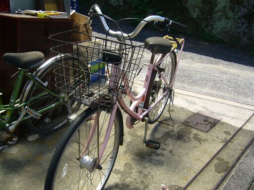 ２６インチ変速機付き婦人車整備済高知市内無料配達