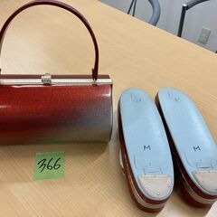 女性用和装鞄と履物セット　№366の画像