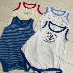 ベビー 80 ロンパース 4着セット