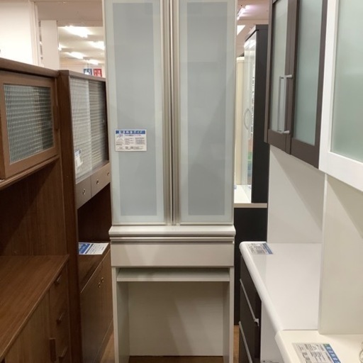 綾野製作所 2枚扉食器棚【トレファク 川越店】