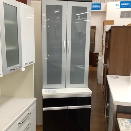 SUMMY 2枚ガラス扉食器棚【トレファク 川越店】