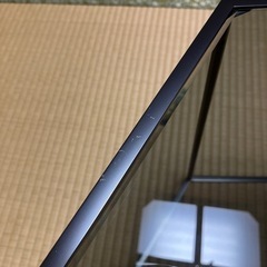 カッシーナ 六角形 ガラス テーブル コーヒーテーブルの画像