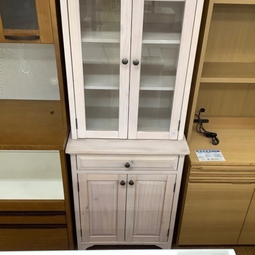 2枚扉食器棚【トレファク 川越店】