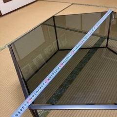 カッシーナ コーヒーテーブル ガラステーブル 六角形 の画像