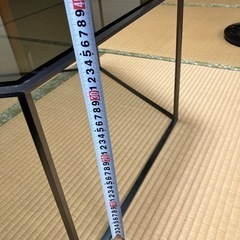 カッシーナ コーヒーテーブル ガラステーブル 六角形 の画像