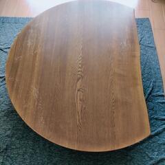 大きめ半円形ローテーブル＊アンティークの画像