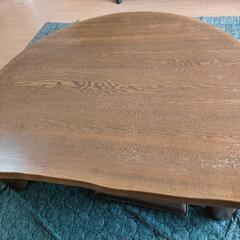 大きめ半円形ローテーブル＊アンティークの画像