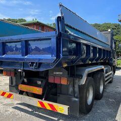 【1年車検付き】三菱ふそう スーパーグレート ダンプ　型式PJ-FV50JX　最大積載量9,500kg  シフト7速  平成19年式の画像