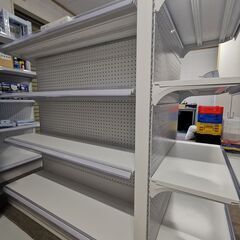 ★福岡倉庫★引取　両面タイプ　高さ１５０　横幅７０★新品★両面タイプ　店舗什器　陳列什器　スーパー用什器　コンビニ用什器　物産展用展示什器　両面タイプ　高さ１５０　横幅７０の画像