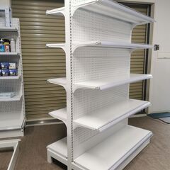 ★福岡倉庫★引取　両面タイプ　高さ１５０　横幅７０★新品★両面タイプ　店舗什器　陳列什器　スーパー用什器　コンビニ用什器　物産展用展示什器　両面タイプ　高さ１５０　横幅７０の画像