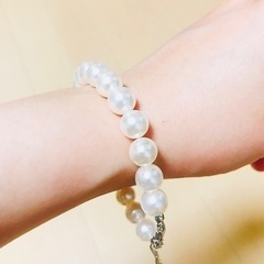 貝パールブレスレット　の画像