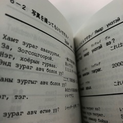 モンゴル会話集・ポケットサイズに情報満載！の画像