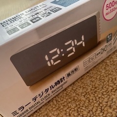 ミラーデジタル時計