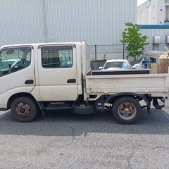 検査満タン諸費用込み　トヨタWキャブ　パワーゲート　積載量2000㎏　活躍します。下取り交換可の画像