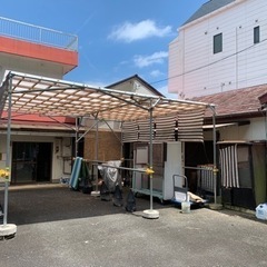 鉄パイプ、木材、波板　作業込み全て引き取り条件