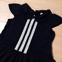 黒のワンピースの画像