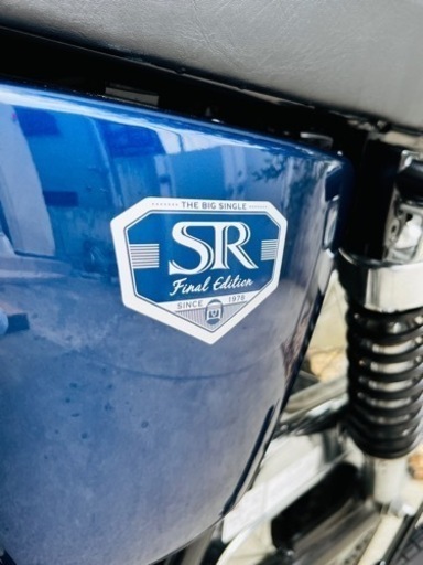 ヤマハ SR400ファイナルエディション ブルー！
