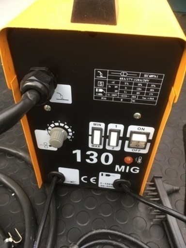 【売済】MIG130 アーク半自動溶接機 100V
