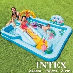 INTEX インテックス キッズ プール ジャングルアドベンチャ...